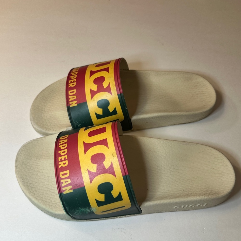 Gucci Dapper Dan Multicolor Slides - Picture 8 of 11
